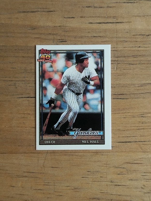 1991 Topps Micro #738 Mel Hall