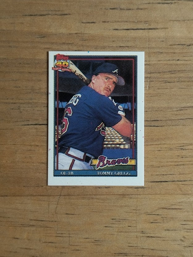 1991 Topps Micro #742 Tommy Gregg