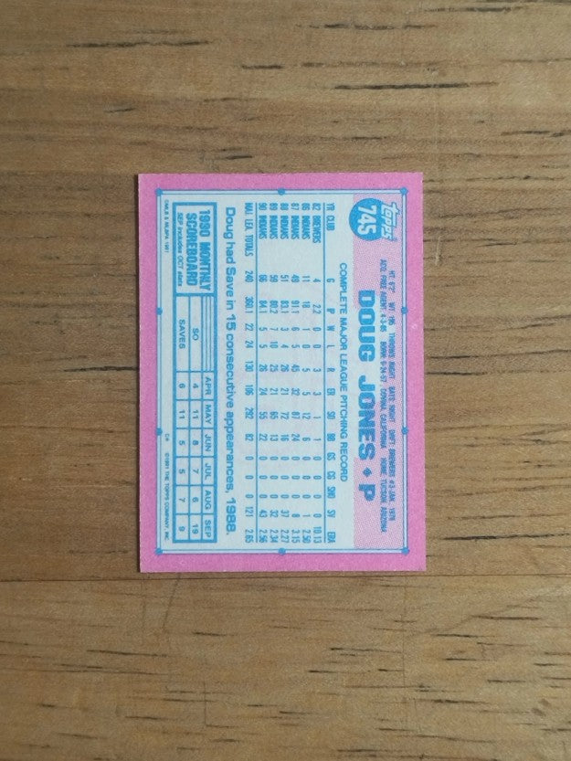 1991 Topps Micro #745 Doug Jones