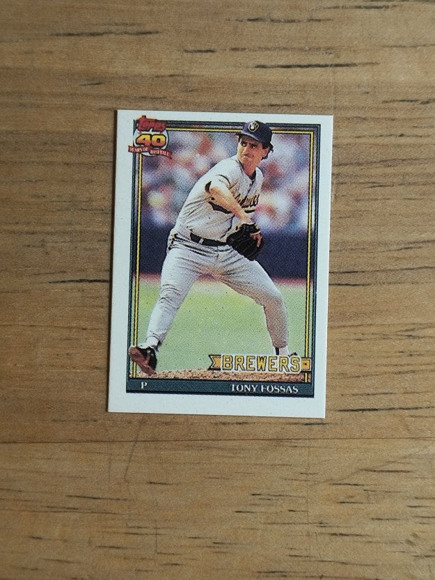 1991 Topps Micro #747 Tony Fossas