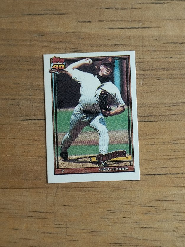 1991 Topps Micro #749 Greg W. Harris