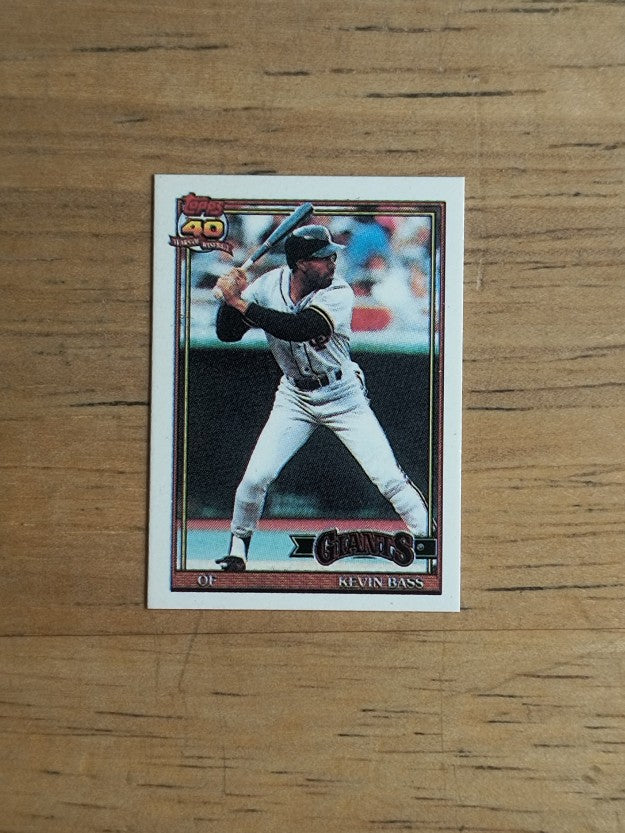 1991 Topps Micro #752 Kevin Bass