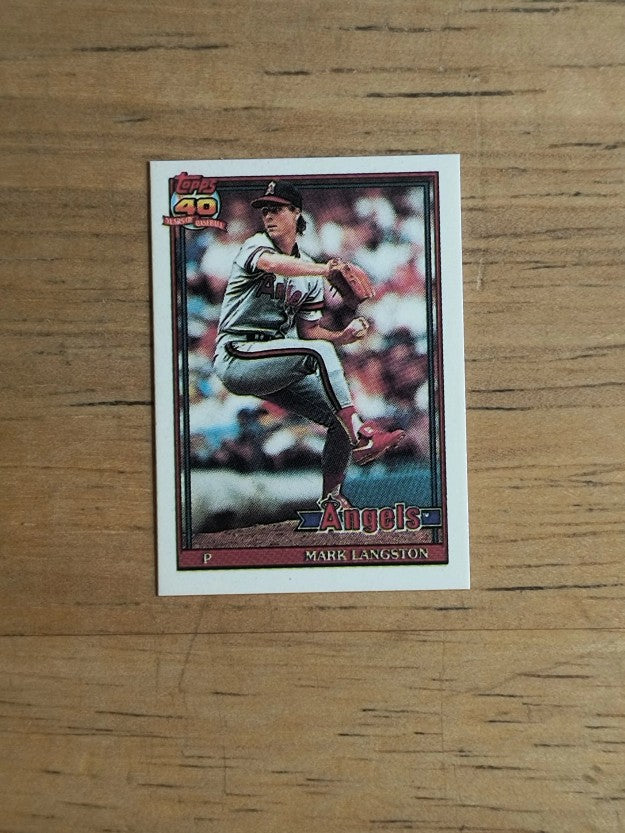 1991 Topps Micro #755 Mark Langston