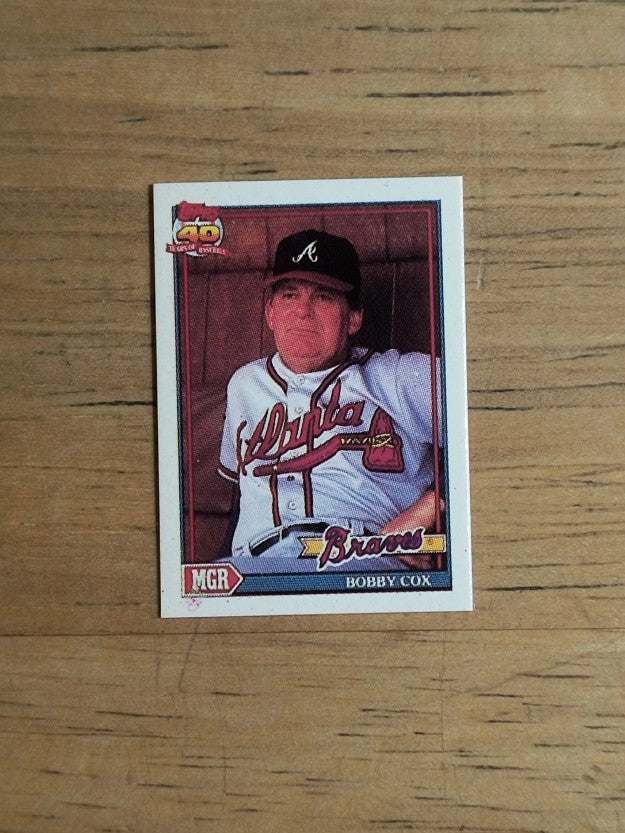 1991 Topps Micro #759 Bobby Cox MG