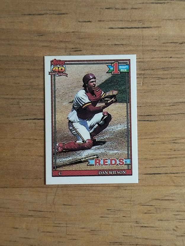 1991 Topps Micro #767 Dan Wilson RC
