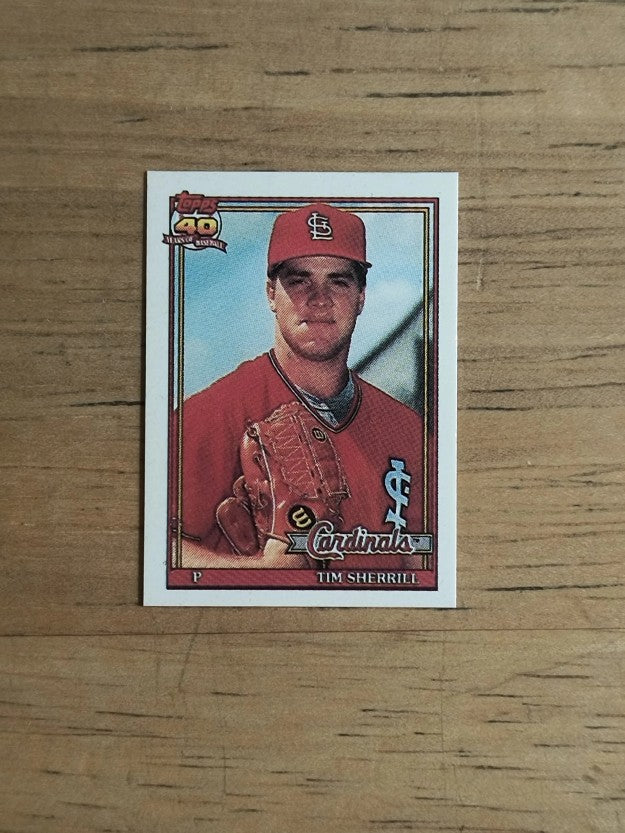 1991 Topps Micro #769 Tim Sherrill