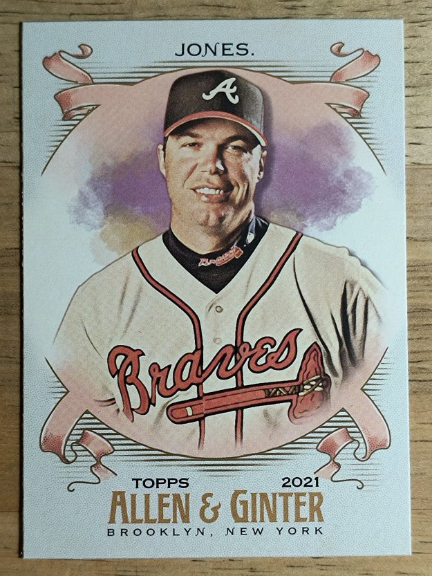 2021 Topps Allen and Ginter #157 Chipper Jones