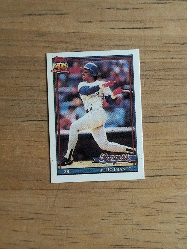 1991 Topps Micro #775 Julio Franco