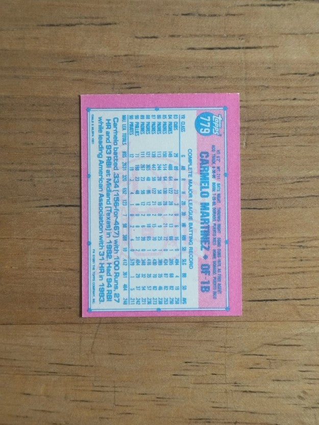 1991 Topps Micro #779 Carmelo Martinez