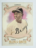 2021 Topps Allen and Ginter #1 Hank Aaron
