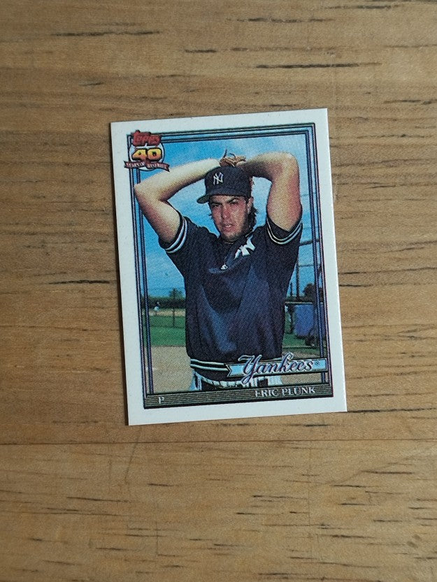 1991 Topps Micro #786 Eric Plunk