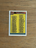 1991 Topps Micro #787 Checklist 6