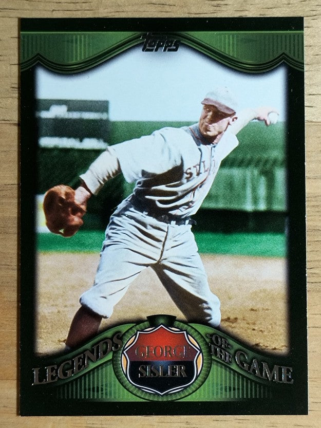 2009 Topps Legends of the Game #LG8 George Sisler