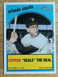 2008 Topps Heritage Baseball Flashbacks #BF9 Orlando Cepeda