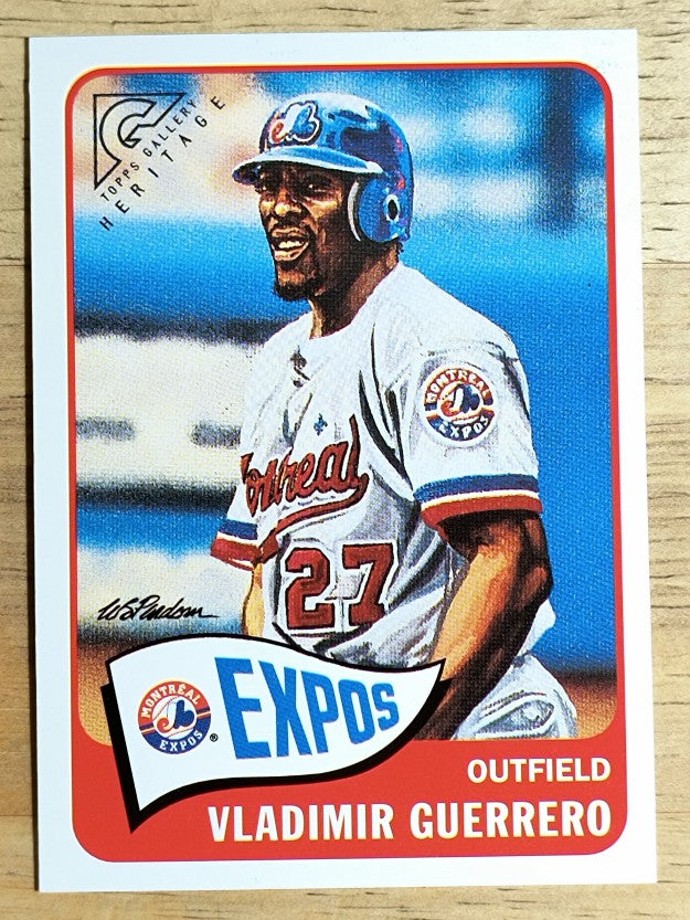 2001 Topps Gallery Heritage #GH10 Vladimir Guerrero