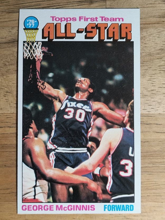 1976-77 Topps #128 George McGinnis AS (VGEX)