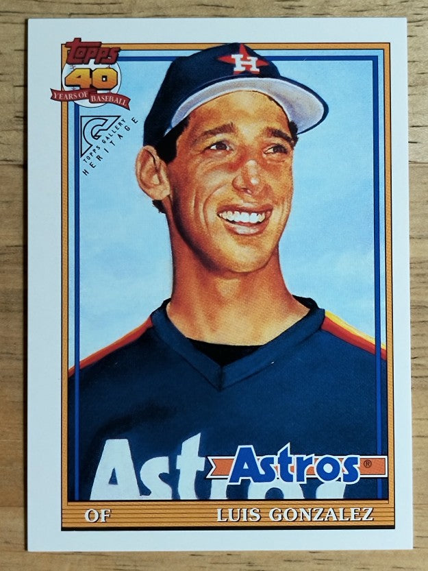 2002 Topps Gallery Heritage #GHLG Luis Gonzalez 91