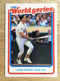 1989 Fleer World Series #8 Mark McGwire