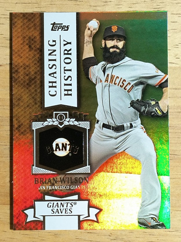 2013 Topps Chasing History Holofoil #CH32 Brian Wilson (NM)