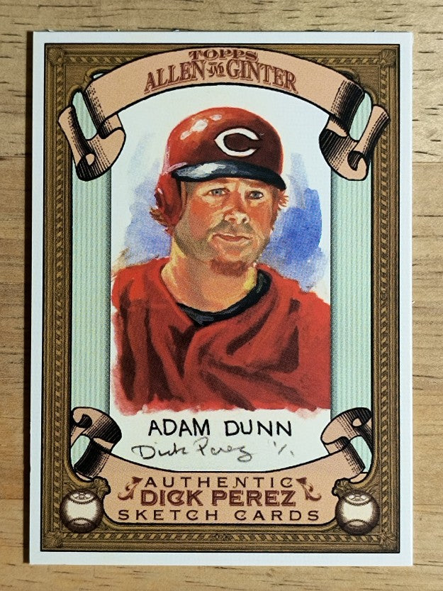 2007 Topps Allen and Ginter Dick Perez #7 Adam Dunn