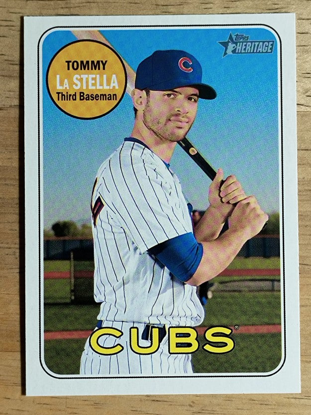2018 Topps Heritage #546 Tommy La Stella