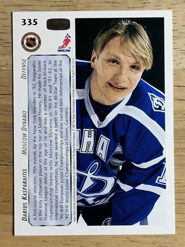 1992-93 Upper Deck #335 Darius Kasparaitis RS