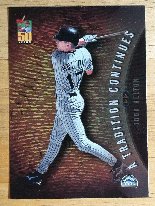 2001 Topps A Tradition Continues #TRC23 Todd Helton