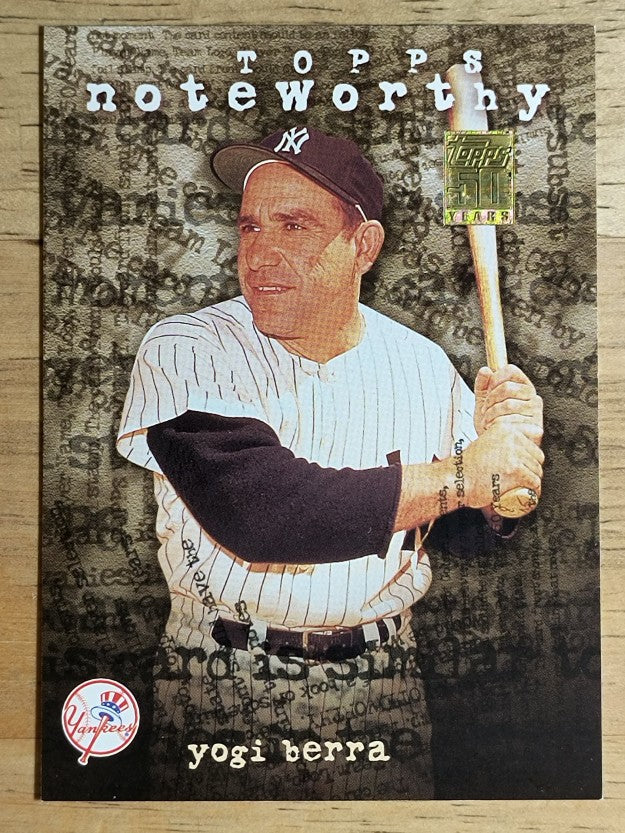 2001 Topps Noteworthy #TN33 Yogi Berra