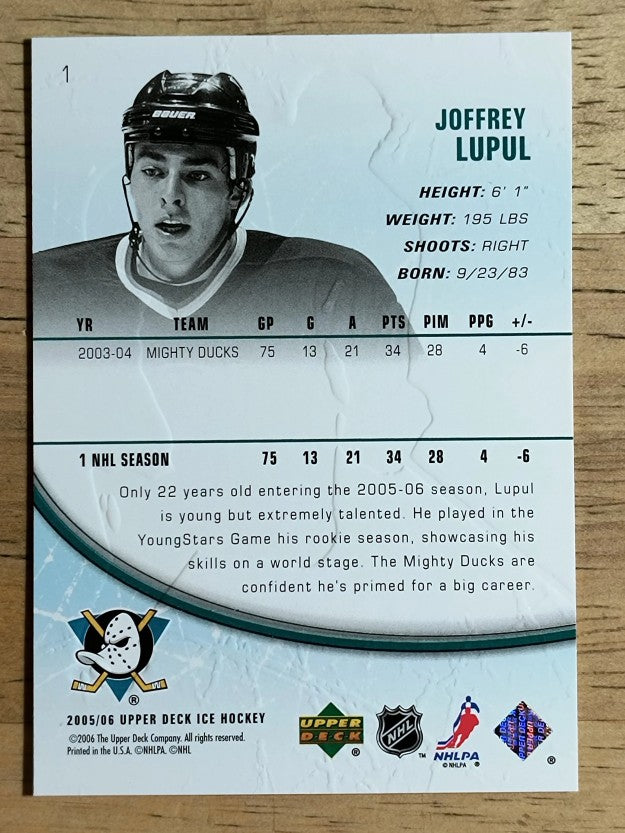 2005-06 Upper Deck Ice #1 Joffrey Lupul