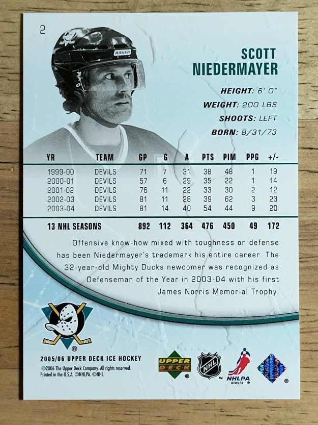 2005-06 Upper Deck Ice #2 Scott Niedermayer