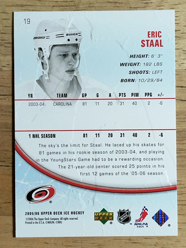 2005-06 Upper Deck Ice #19 Eric Staal