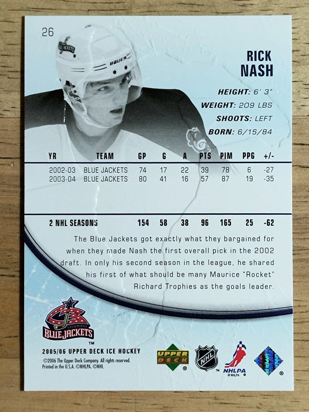 2005-06 Upper Deck Ice #26 Rick Nash