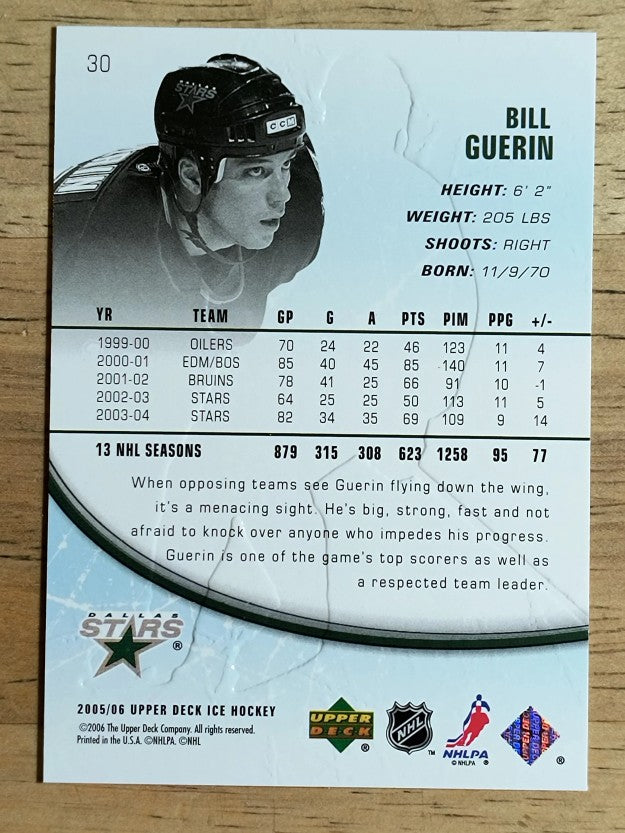2005-06 Upper Deck Ice #30 Bill Guerin