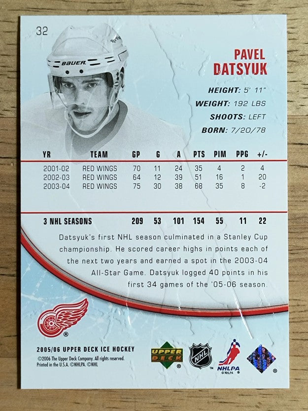 2005-06 Upper Deck Ice #32 Pavel Datsyuk