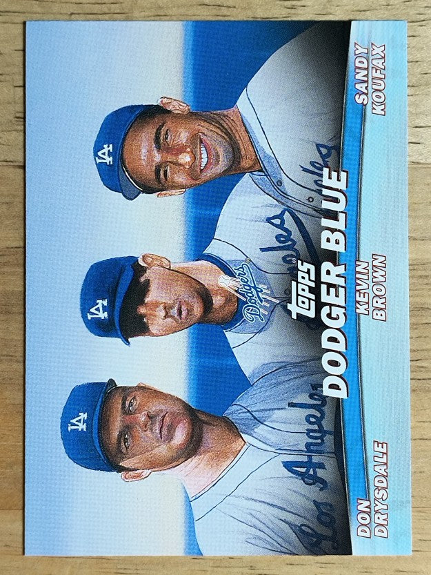 2001 Topps Combos #TC11 Don Drysdale/Kevin Brown/Sandy Koufax
