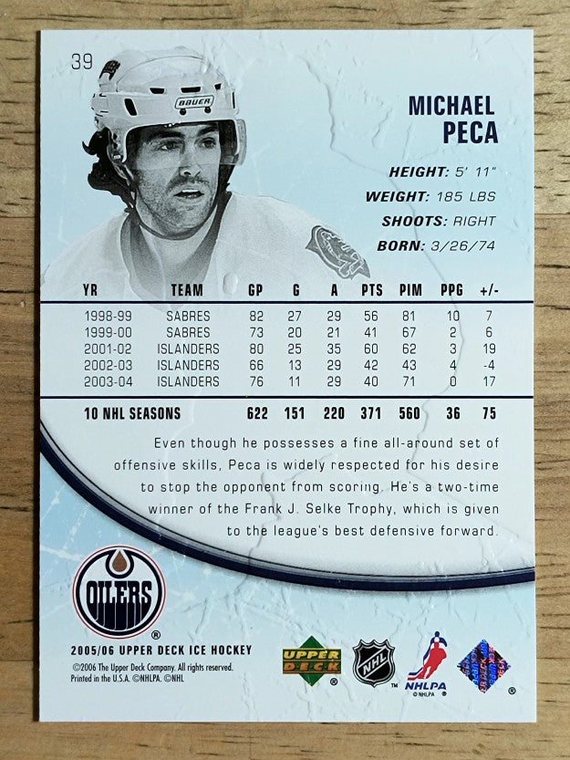 2005-06 Upper Deck Ice #39 Michael Peca