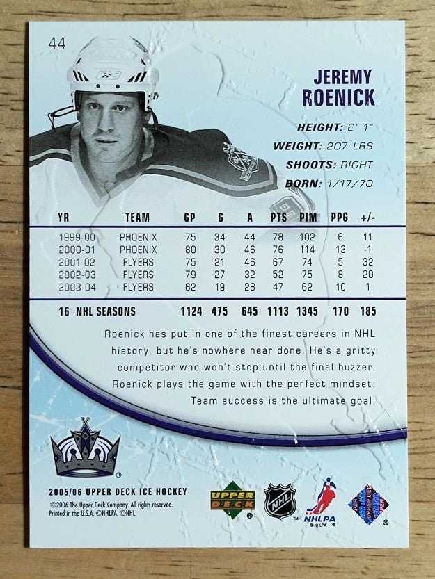 2005-06 Upper Deck Ice #44 Jeremy Roenick