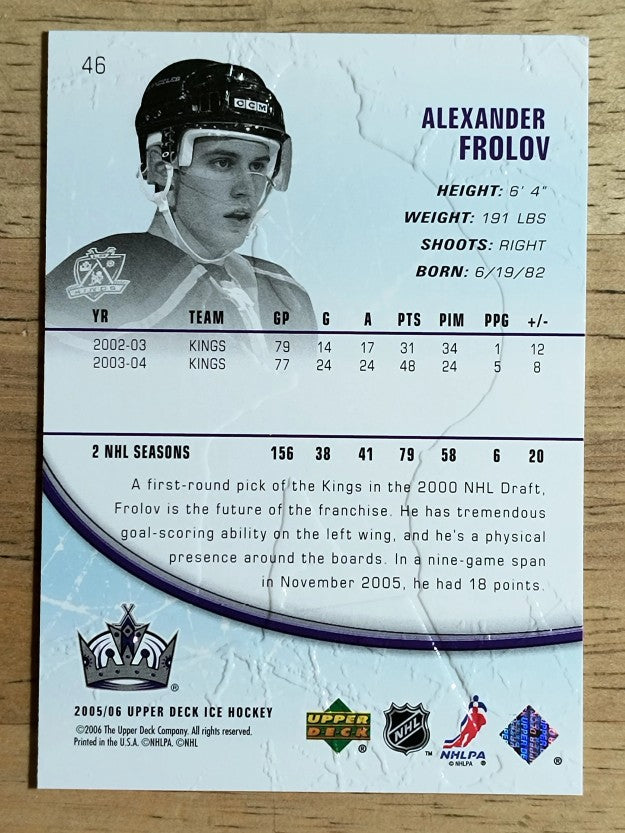 2005-06 Upper Deck Ice #46 Alexander Frolov