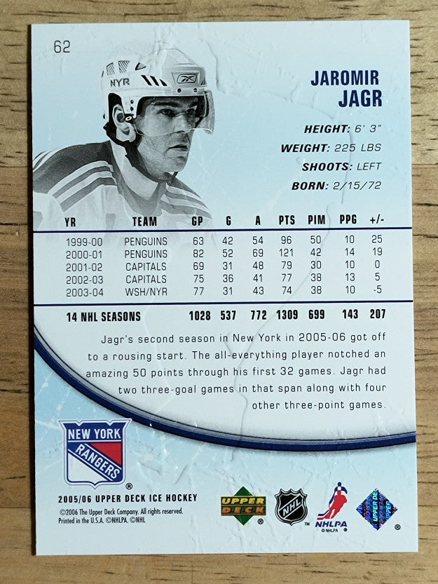 2005-06 Upper Deck Ice #62 Jaromir Jagr