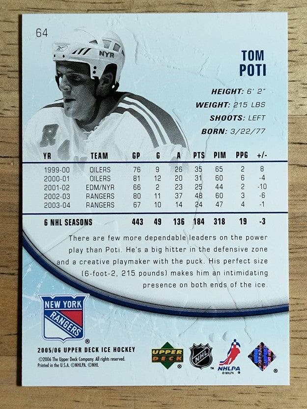 2005-06 Upper Deck Ice #64 Tom Poti