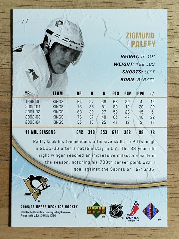 2005-06 Upper Deck Ice #77 Zigmund Palffy