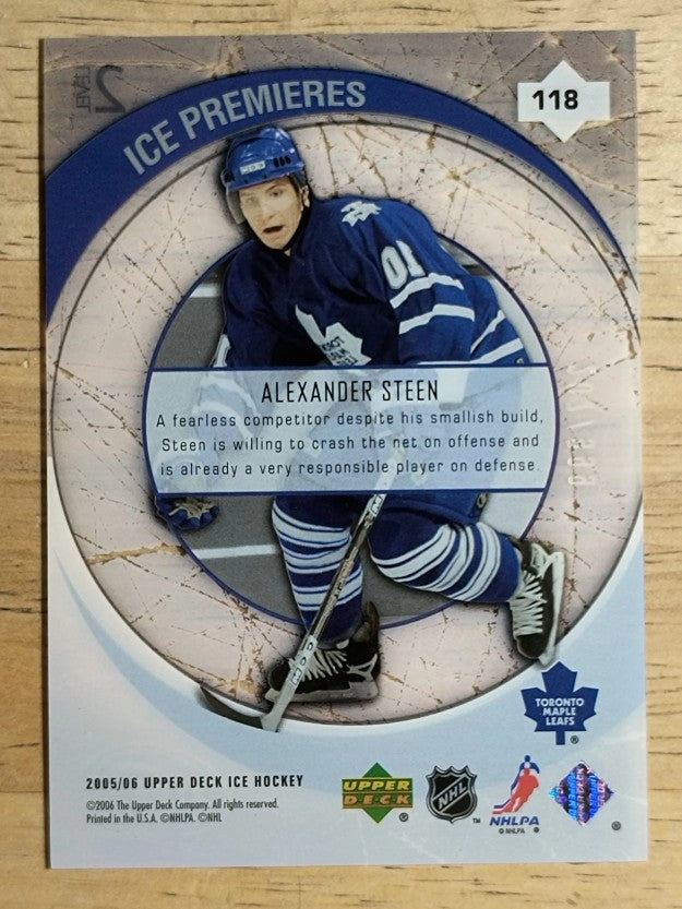 2005-06 Upper Deck Ice #118 Alexander Steen RC