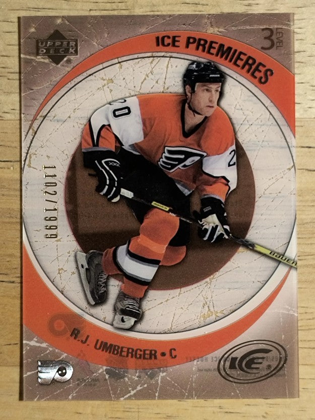 2005-06 Upper Deck Ice #124 R.J. Umberger RC