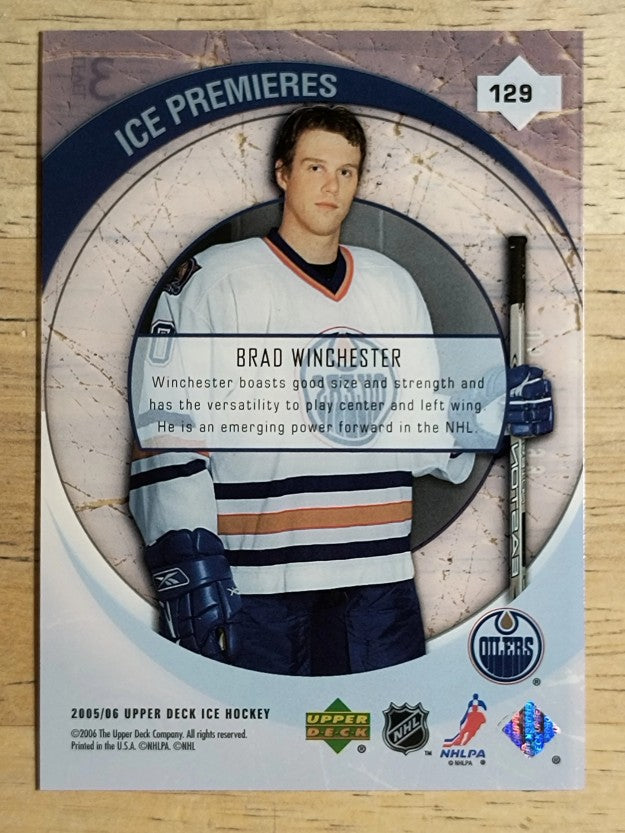 2005-06 Upper Deck Ice #129 Brad Winchester RC
