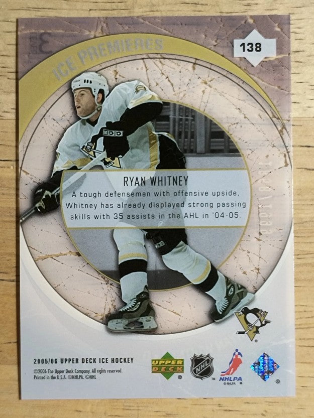2005-06 Upper Deck Ice #138 Ryan Whitney RC