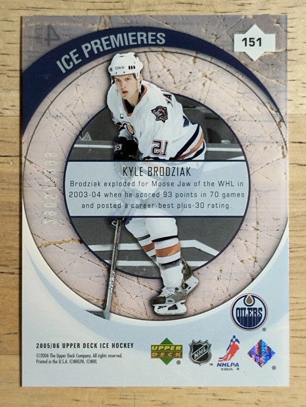2005-06 Upper Deck Ice #151 Kyle Brodziak RC