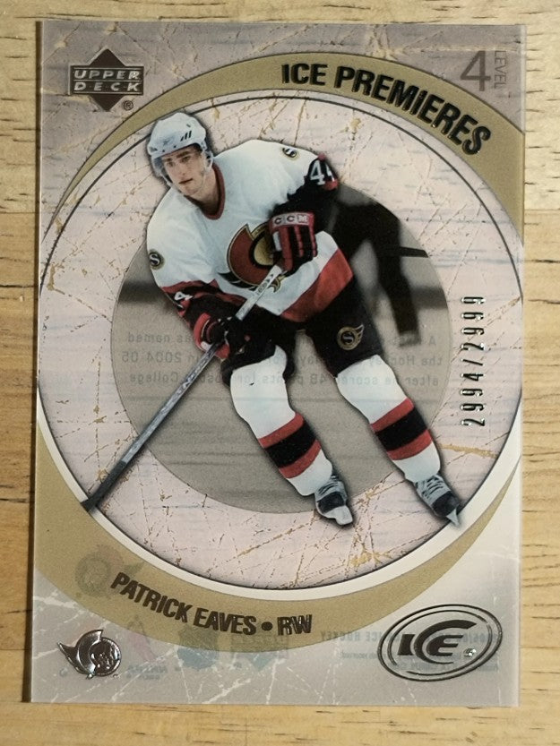 2005-06 Upper Deck Ice #160 Patrick Eaves RC