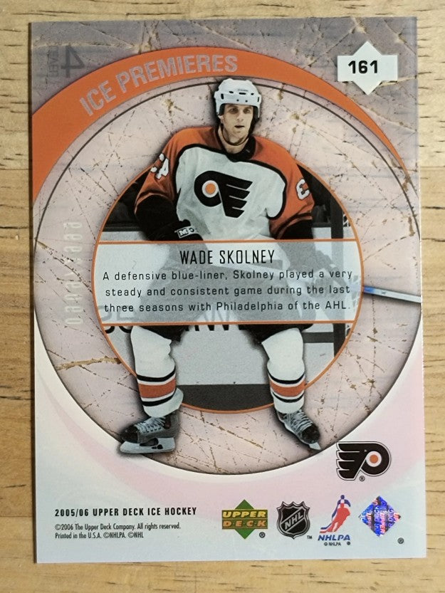 2005-06 Upper Deck Ice #161 Wade Skolney RC