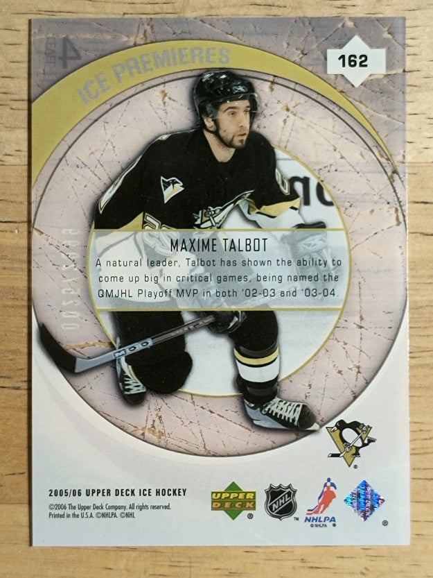 2005-06 Upper Deck Ice #162 Maxime Talbot RC