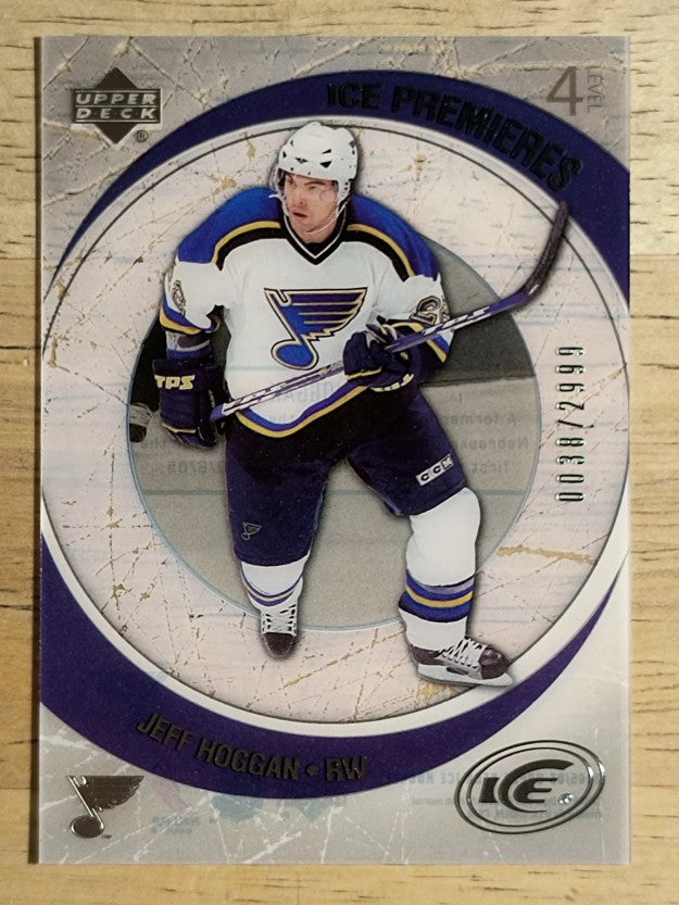 2005-06 Upper Deck Ice #167 Jeff Hoggan RC